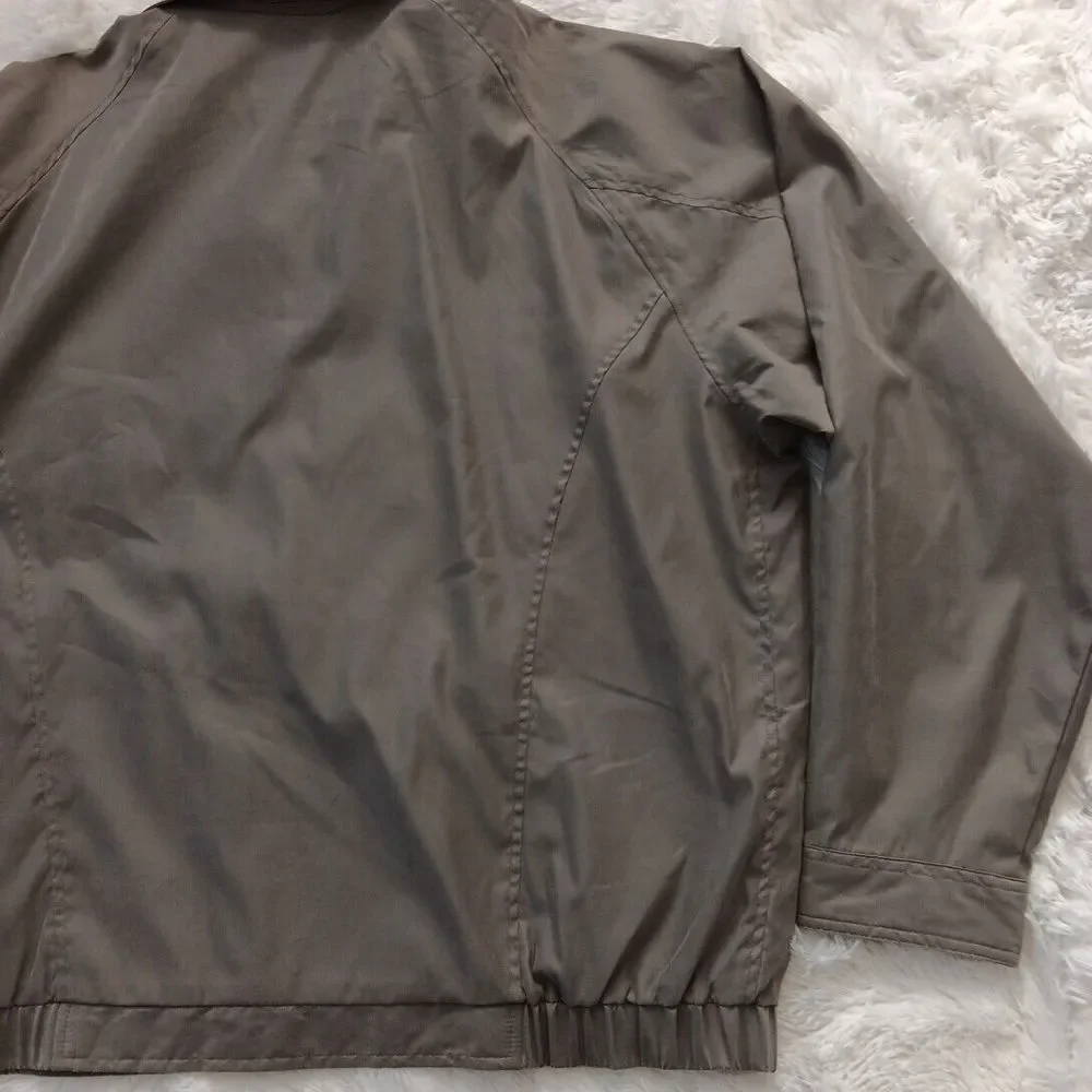 Roundtree & Yorke Travel Smart Mens‎ Size XLarge Olive Green Full Zip Jacket